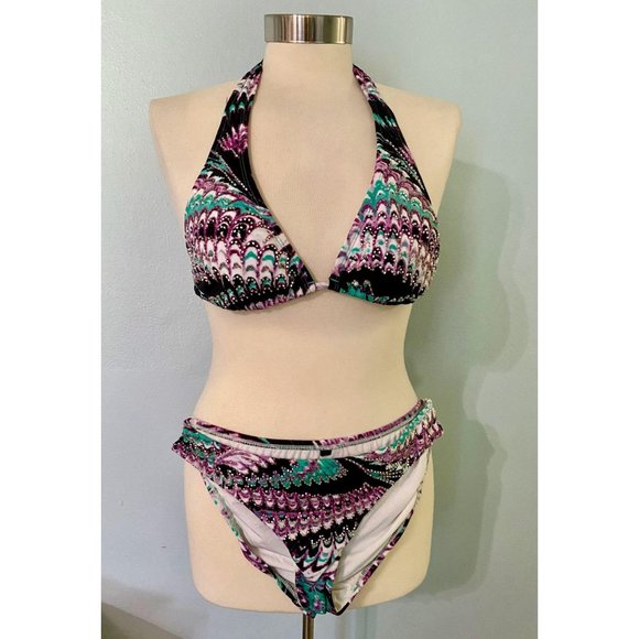 ViX Paula Hermanny Beaded Bikini Set sz 6 - Picture 7 of 7